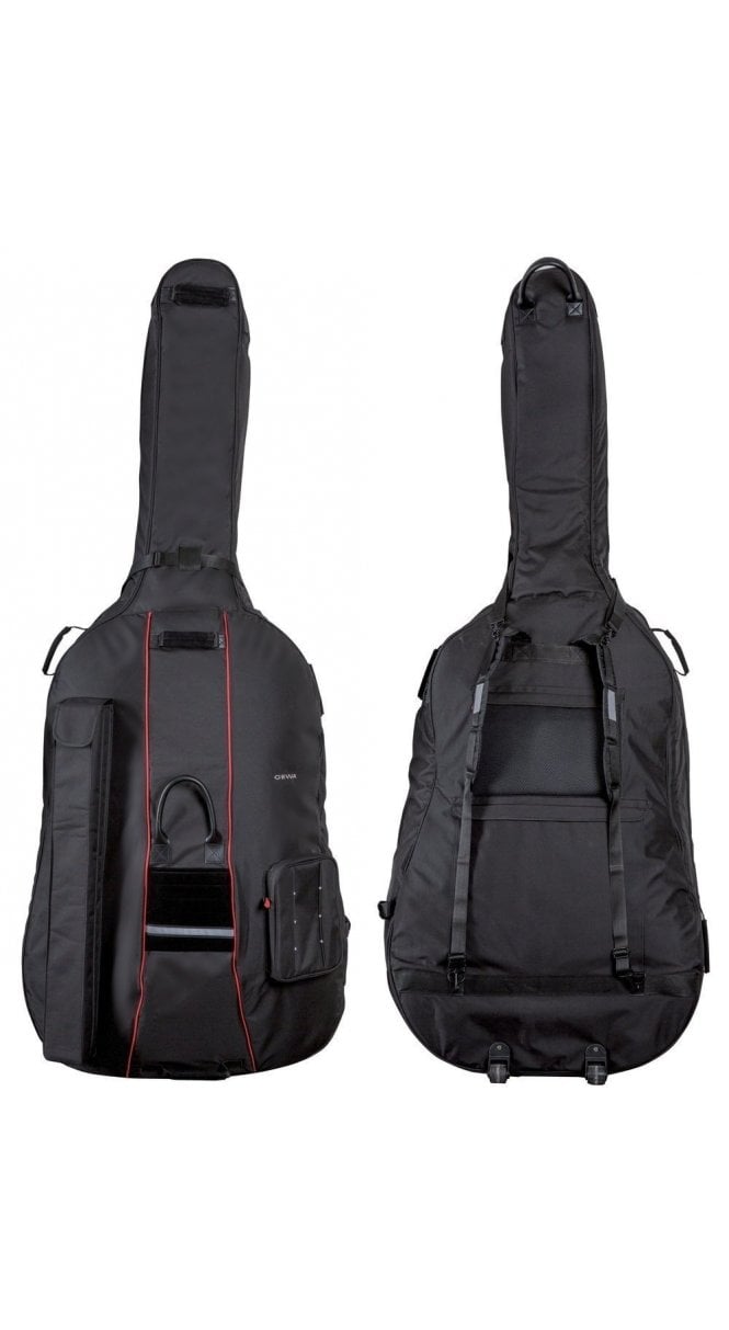 Gewa 3/4 Prestige Double Bass Rolly Cover 25MM Padding (with wheels)