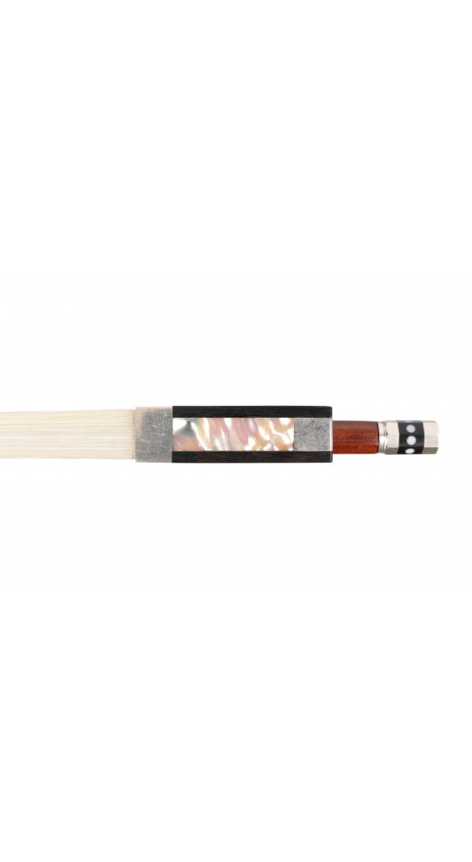 4/4 silver mounted violin bow