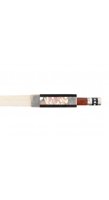 4/4 silver mounted violin bow