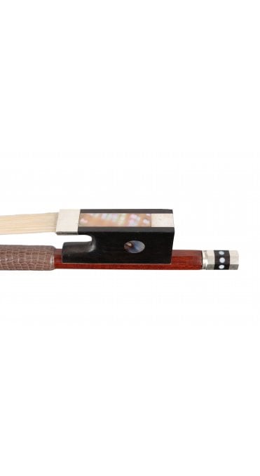4/4 silver mounted violin bow