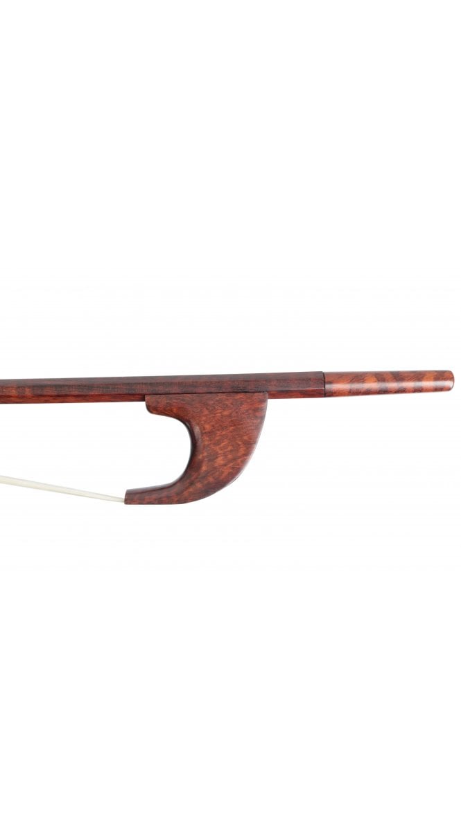 Baroque double bass bow, snakewood