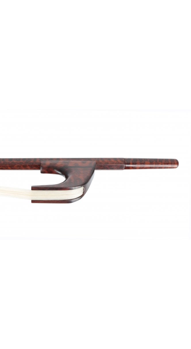 Baroque Double bass bow, snakewood