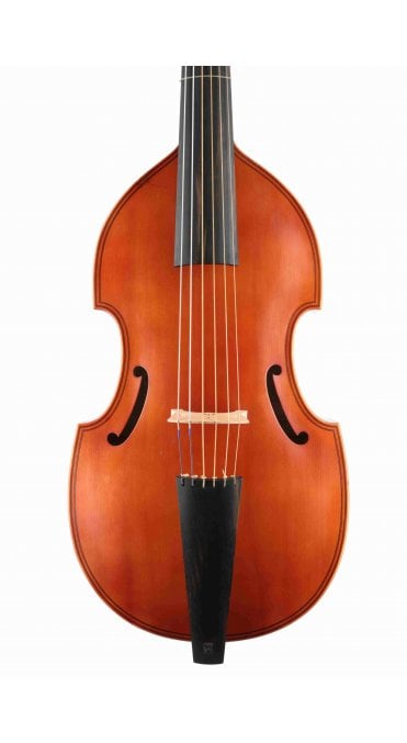Bass viol Swiss Violin Making School 1973 with fitted hard case