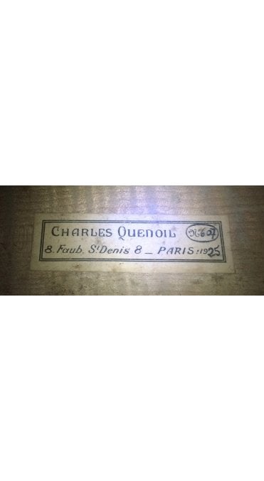 Cello by Charles Quenoil, Paris 1925 no.607