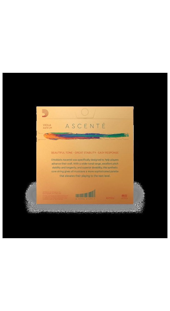 D'Addario Ascente Viola Strings