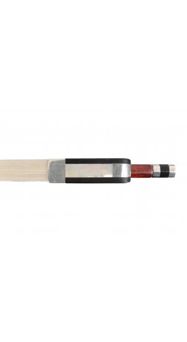 Emile Dupree Silver-Mounted Pernambuco Cello Bow