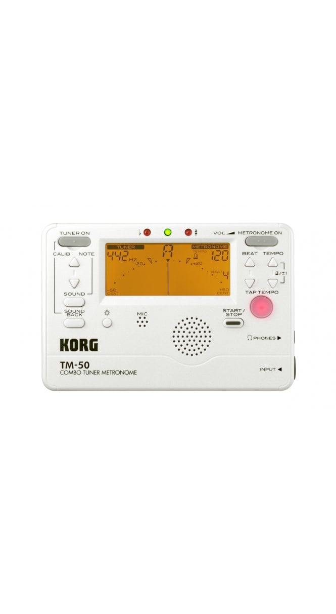 Korg Combo tuner and metronome with wide detection