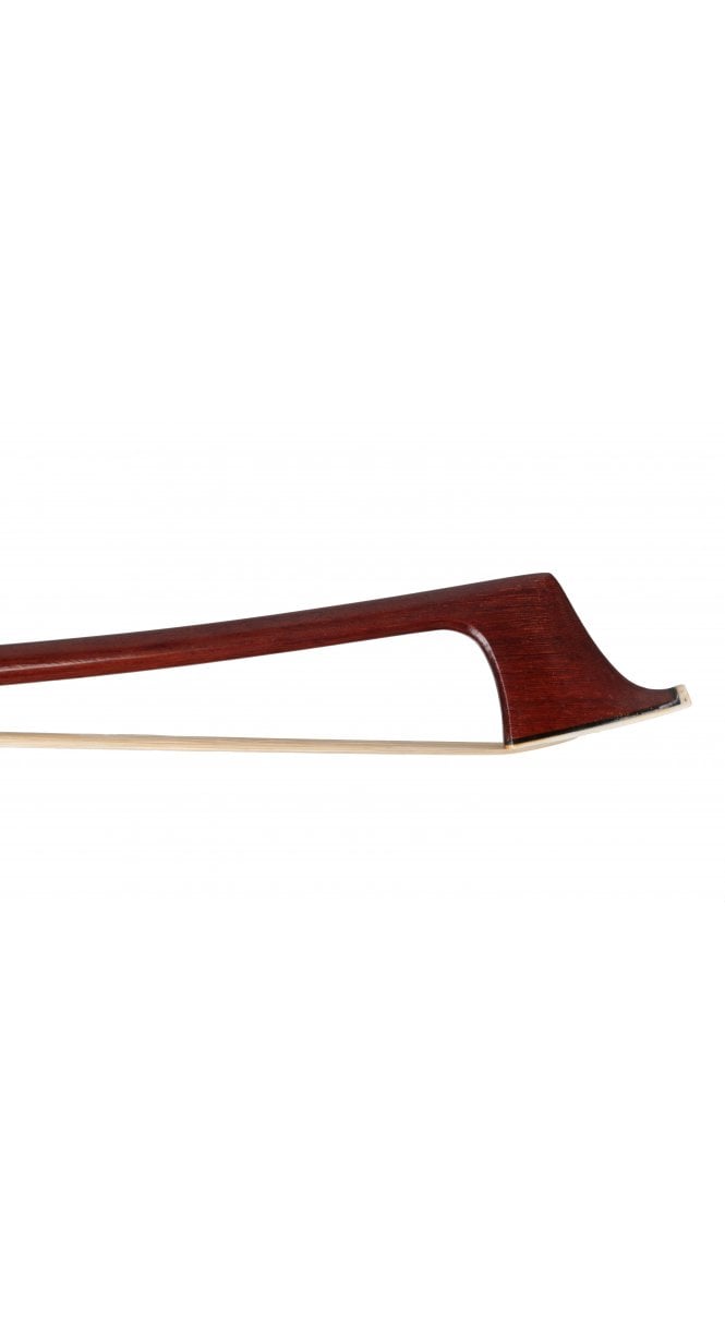 Silver-Mounted Cello Bow – Round Stick, Ipe Wood