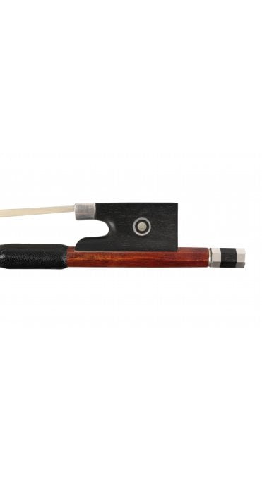 Silver-mounted violin bow branded LUPOT
