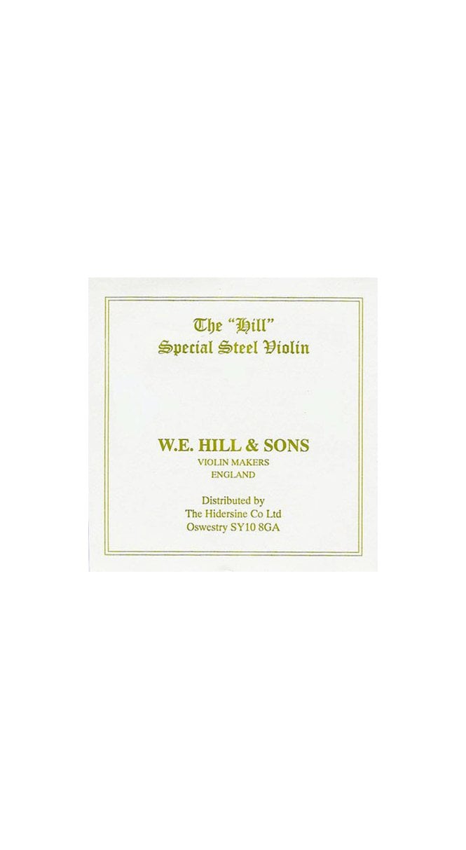 W E Hill & Sons Violin E String