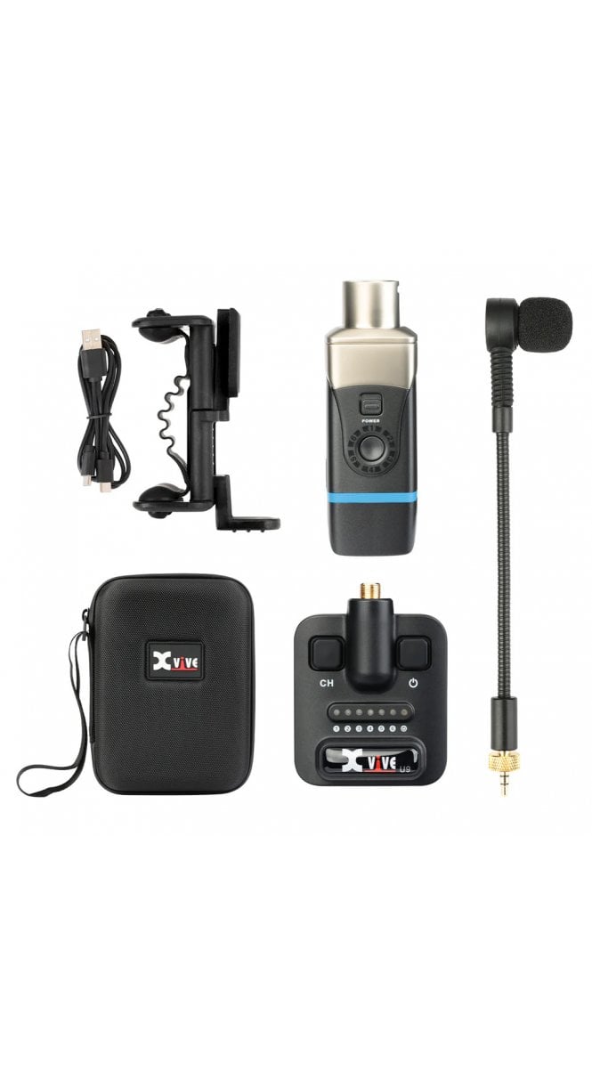 Xvive Violin/viola (guitar) Wireless System & Travel Case